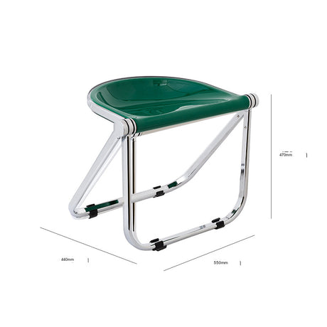 THOUGHTS Marcellus Transparent Folding Makeup Stool from THOUGHTS