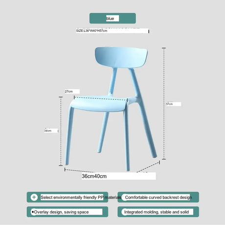 ABOUT WHITE Seraphina Minimalist Plastic Highchair from ABOUT WHITE