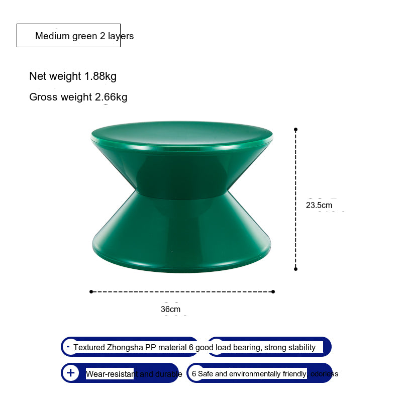 NIYE Ashtoria Chic Hourglass Design Small Stool from NIYE