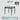 ABOUT WHITE Santiago Scandinavian Minimalist Glass Dining Table from ABOUT WHITE