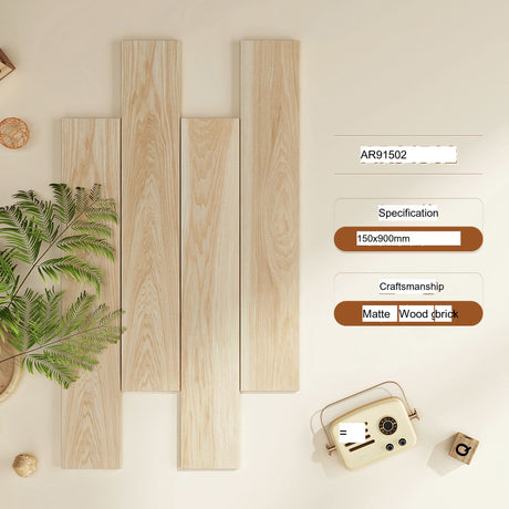 LOFTWELL Santiago Elegant Porcelain Wood Finish Tile from LOFTWELL