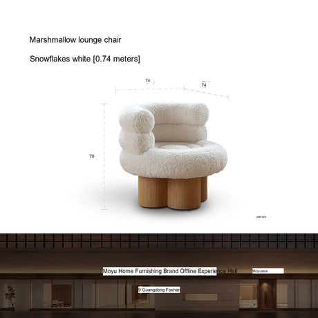 MOYU Elowen Rustic Natural Wood Leisure Chair from MOYU