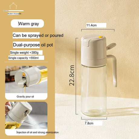 MH Amaya Versatile Airtight Seasoning Glass Injector Bottle from MH