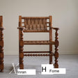 GENJI Ambrosia Vintage Woven Retro Dining Chair from GENJI