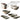 JOTO Haruki Minimalist Elegant Dinner Plate Set from JOTO