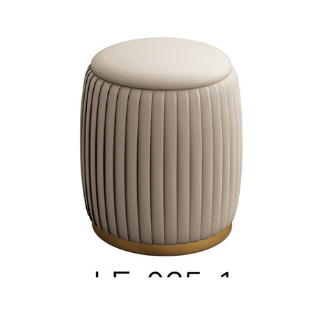 QUANMU Juniper Luxe Soft Leather Stool from QUANMU