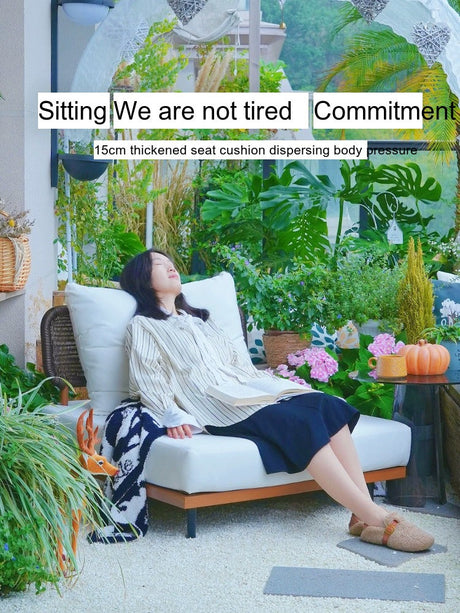ZIYE Celestine Cozy Scandinavian Natural Sofa from ZIYE