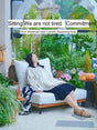 ZIYE Celestine Cozy Scandinavian Natural Sofa from ZIYE