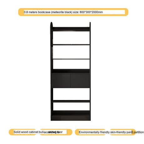 LINYUE Orion Solid Wood Customizable Wall Bookcase from LINYUE