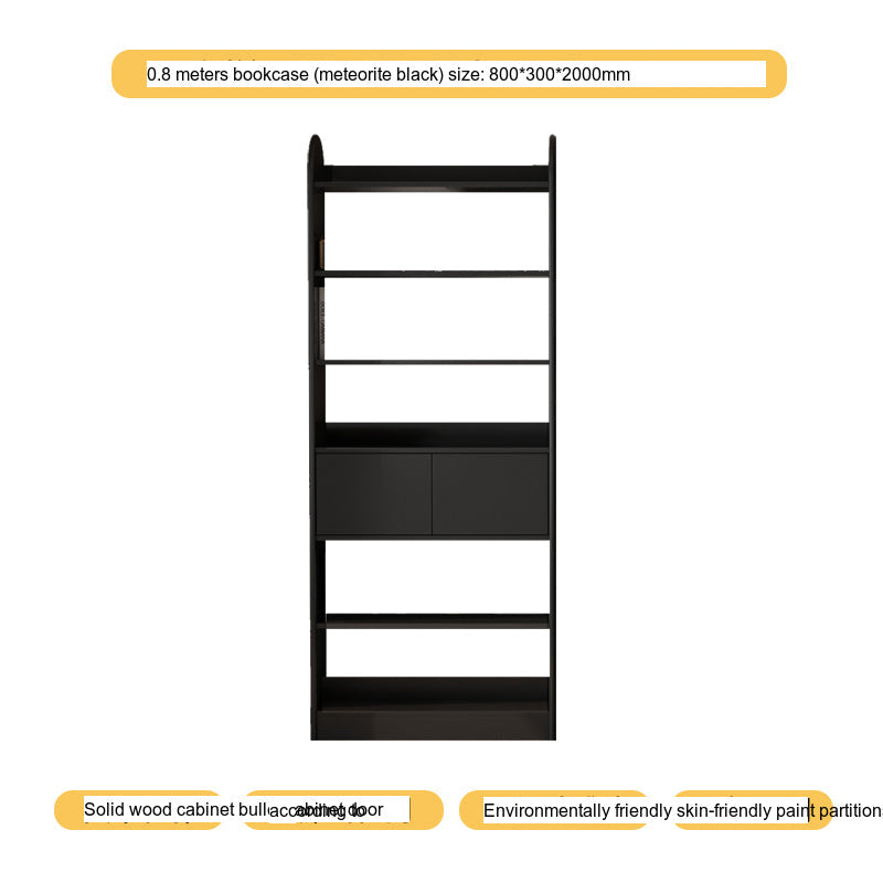 LINYUE Orion Solid Wood Customizable Wall Bookcase from LINYUE