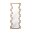 ROOMHOME Elowen Velvet Large Alien Mirror - Nordic Storm-Shaped Whole Body Design from ROOMHOME