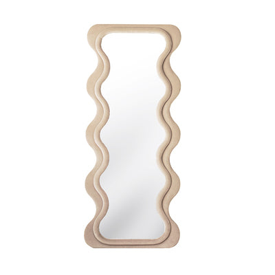 ROOMHOME Elowen Velvet Large Alien Mirror - Nordic Storm-Shaped Whole Body Design from ROOMHOME