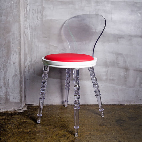 NIYE Isolde Chic Transparent Dining Stool from NIYE