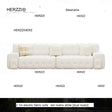 HERZZI Isolde Elegant Antique Cream Multifunctional Sofa Bed from HERZZI