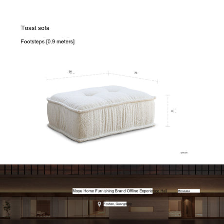MOYU Isadora Creamy Retro Villa Toast Design Cloth from MOYU