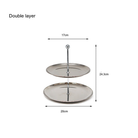 EPIUS Linnea Chic Multi-Layer Stainless Steel Snack Tray from EPIUS