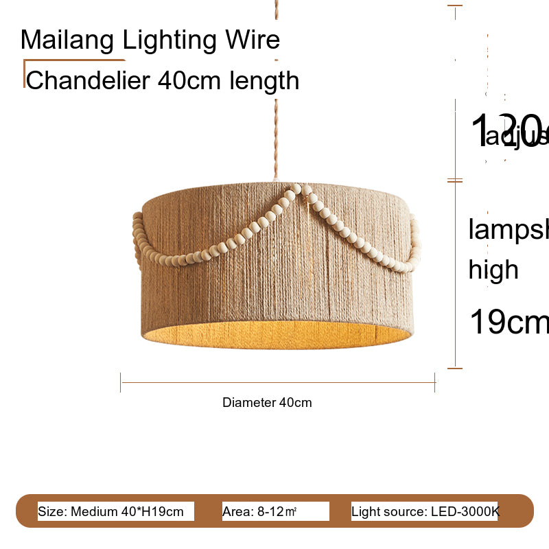MAILANG Elowen Vintage Boho Chic Ceiling Lamp from MAILANG