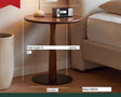 GENJI Tamsin Elegant Wooden Small Round Table from GENJI