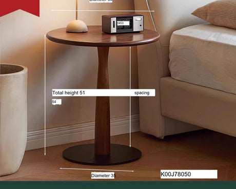 GENJI Tamsin Elegant Wooden Small Round Table from GENJI