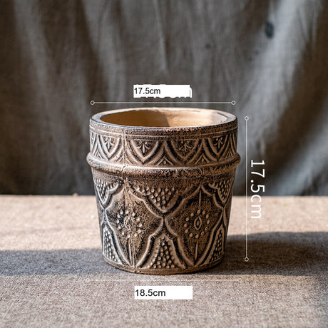 JUHAN Marzanna Vintage Crafted Breathable Flowerpot from JUHAN