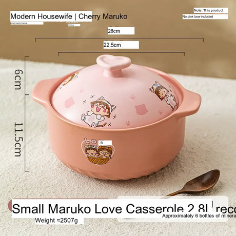 MH Isadora Charming Retro Soup Pot - Ceramic Casserole from MH