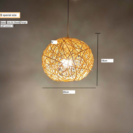 BOJI Kintaro Elegant Bamboo Chandeliers from BOJI