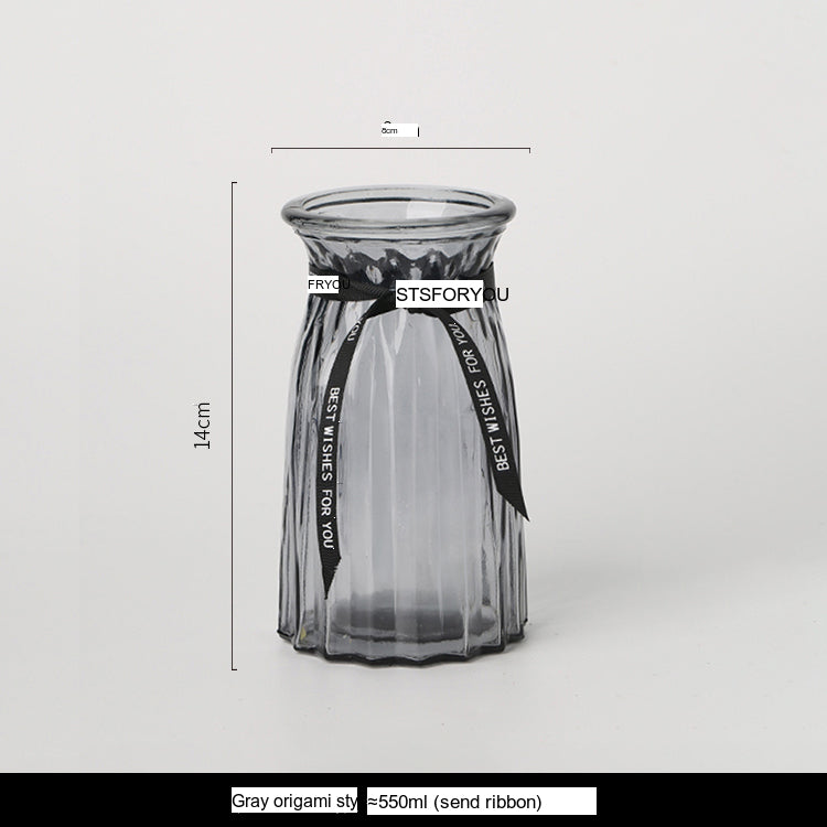 LIVETAI Athos Elegant Transparent Flowerpot Small Vase from LIVETAI