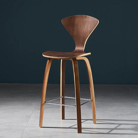 ABOUT WHITE Mistral Vintage Nordic Wooden Bar Chair from ABOUT WHITE