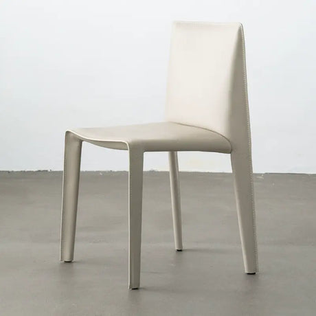 SOOGOOD Leontios Elegant Italian Leather Dining Chair from SOOGOOD