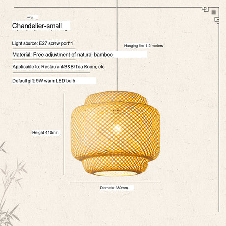 MAILANG Haruki Elegant Bamboo Ceiling Lamp from MAILANG