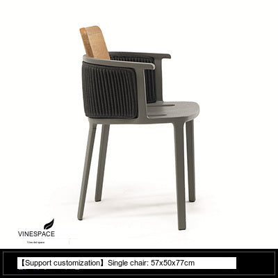 RATTAN SPACE Santiago Waterproof Sun-Resistant Three-Piece Balcony Set from RATTAN SPACE