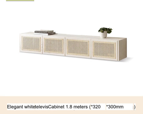 GENJI Haruto Solid Wood Cream Floating TV Cabinet from GENJI