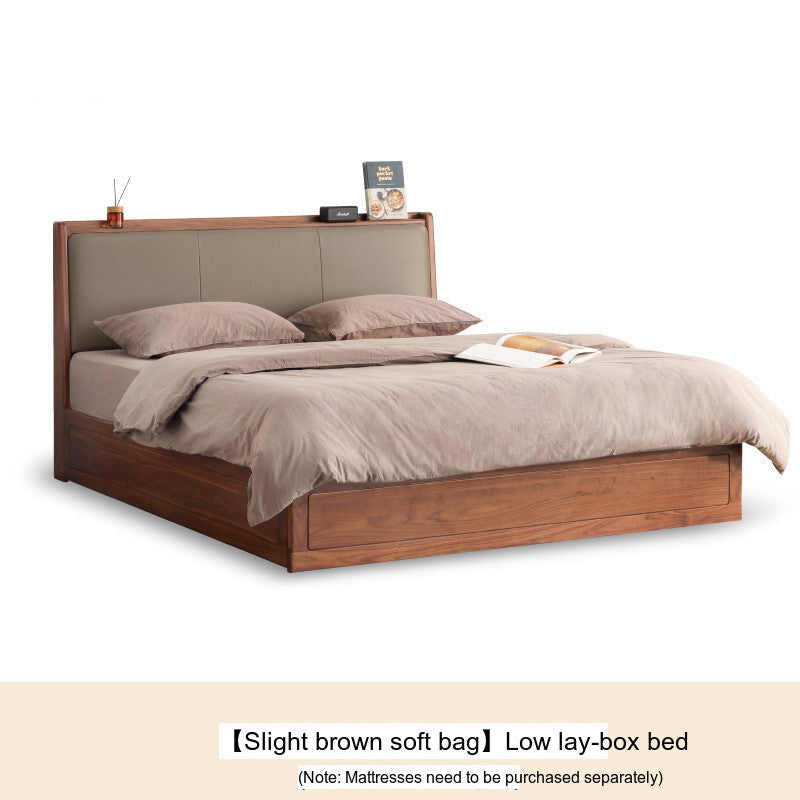 GENJI Tsubaki Elegant Wooden Storage Bed from GENJI