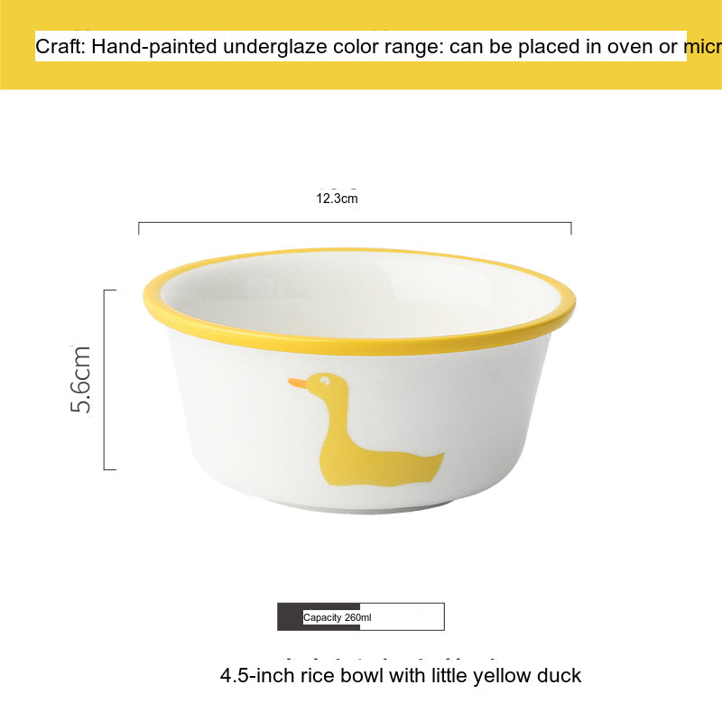 LIVETAI Calypso Charming Ceramic Soup Bowl Tableware Set from LIVETAI