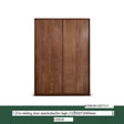 GENJI Sapporo Rustic Black Walnut Sliding Door Wardrobe from GENJI