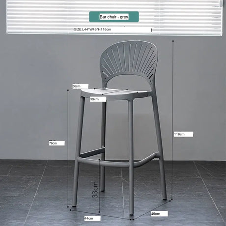 ABOUT WHITE Matilda Contemporary Chic Bar Stool from ABOUT WHITE