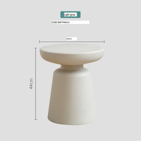 ABOUT WHITE Soren Modern Minimalist Circle Coffee Table from ABOUT WHITE