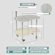 ABOUT WHITE Jiaxing Versatile Movable Storage Side Table. from ABOUT WHITE