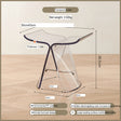 NIYE Hoshiko Transparent Stylish Makeup Stool from NIYE