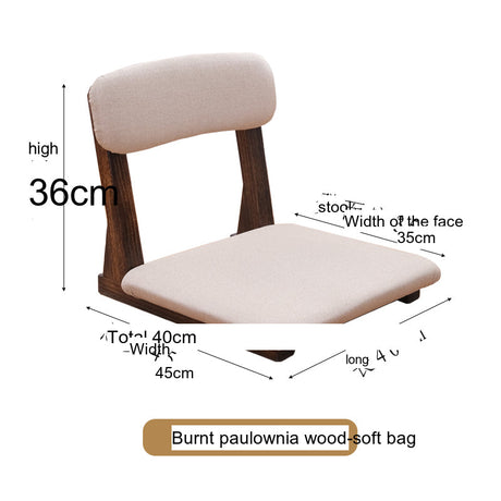 PAULOWNIA Sakura Comfortable Minimalist Bay Window Bed Stool from PAULOWNIA
