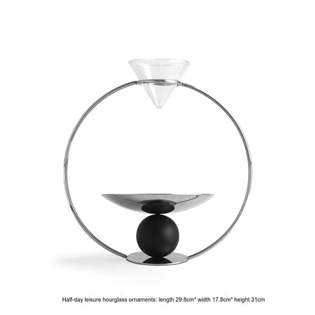 VAVINCI Marisol Elegant Stainless Steel Hourglass Ornament from VAVINCI