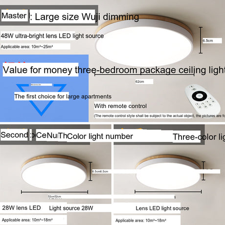 BOJI Kenji Modern Minimalistic LED Ceiling Light from BOJI