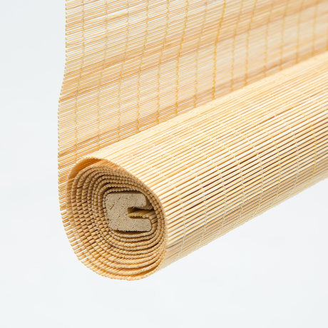 PAULOWNIA Yoko Elegant Bamboo Silk Zen Rolling Curtain from PAULOWNIA