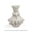 VAVINCI Keisuke Modern Simple Beige Art Grid Ceramic Flower Vase Decor from VAVINCI