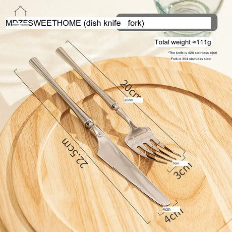 MH Isadora Elegant Stainless Steel Tableware Set from MH
