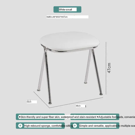 ABOUT WHITE Yensu Minimalist Nordic Shoe Stool from ABOUT WHITE