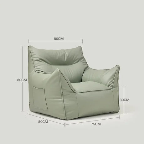 WEIWU Mila High-Back Tatami Bean Bag Sofa from WEIWU