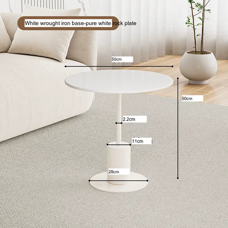 XIMIKA Lysandra Chic Glass Coffee Table Small Apartment Sofa Set from XIMIKA
