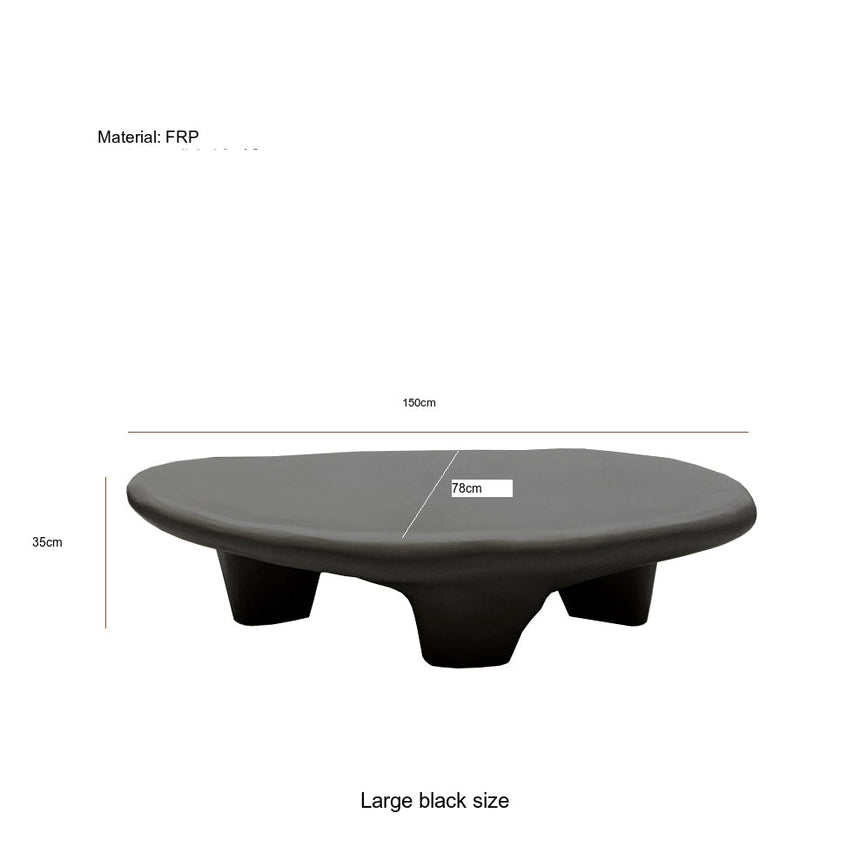 THOUGHTS Isolde Unique Shaped Fiberglass Coffee Table from THOUGHTS