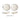 MOSE White Circle Dinner Plate Set from MOSE